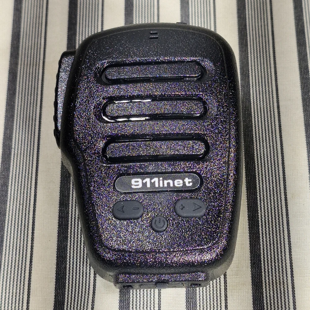 911net H3 Bluetooth Remote Speaker Microphone w/ Charger New Open Box